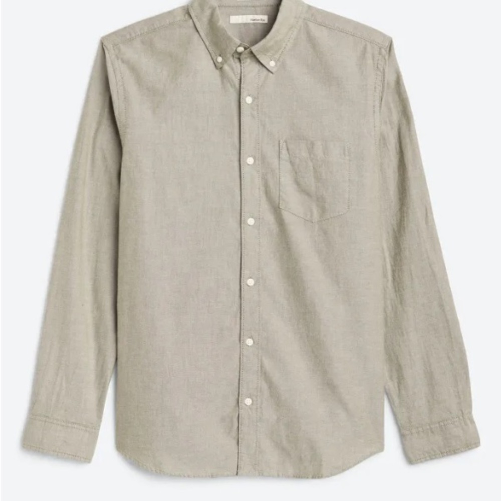 Mens Elemental Long Sleeve Oxford Shirt